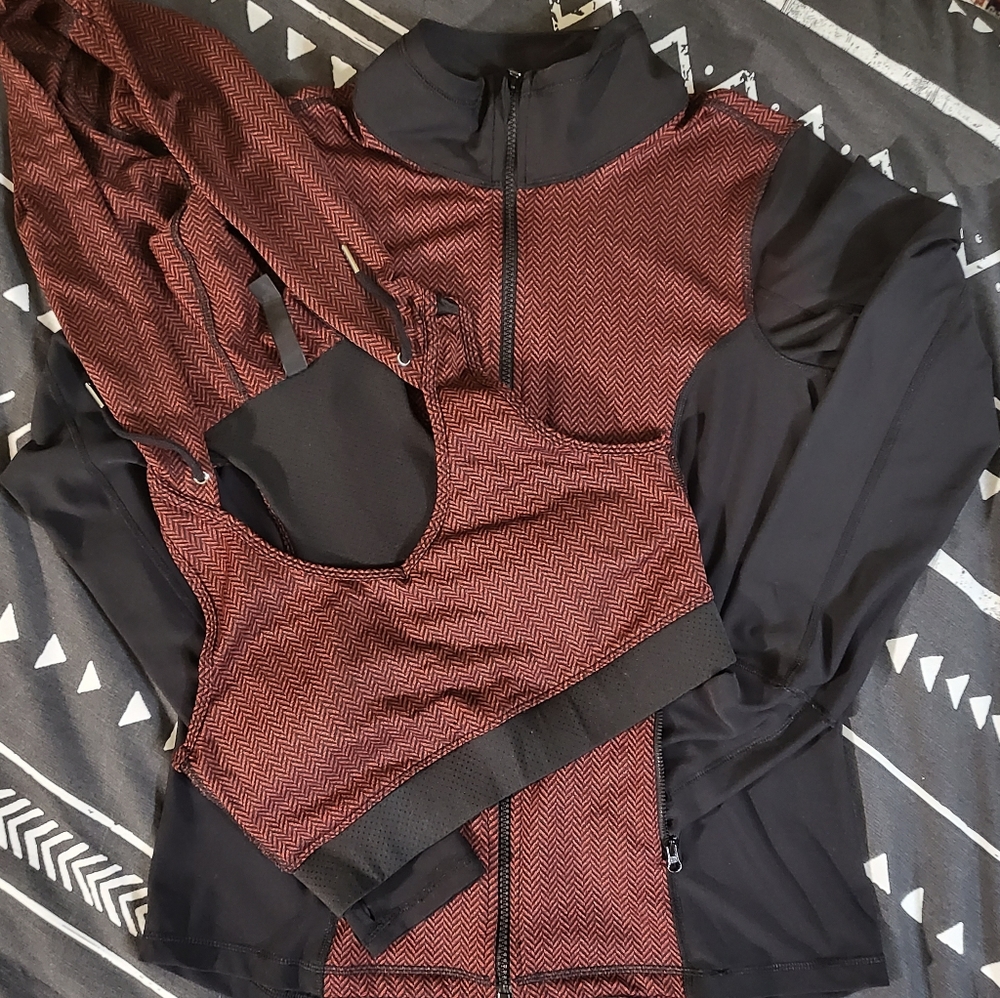 Jacket & Sports Bra Set